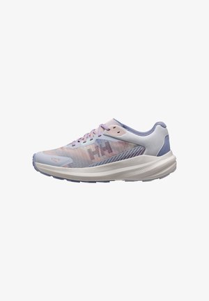 Scarpa sportiva leggera in morbidi colori pastello. Tomaia in mesh con motivo sfumato, suola ammortizzata e lacci piatti. Design minimalista.