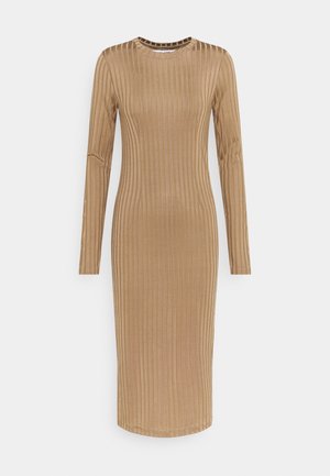 Robe fourreau - brown