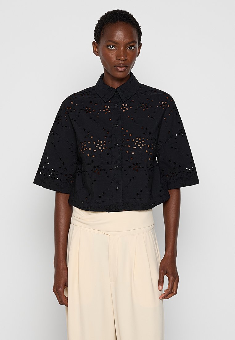 Ted Baker Overhemdblouse zwart Ted Baker Overhemdblouse zwart