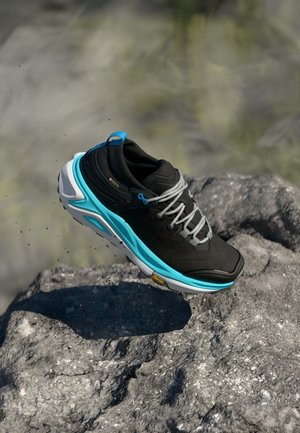 KAHA 3 LOW GTX - Chaussures de marche - black/cielo blue