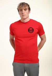 Marvel SPIDER-MAN CLASSIC SPIDER MAN FACE LOGO - T-shirt z nadrukiem