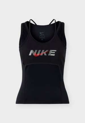 Nike Performance, ONE TANK - Μπλούζα - black/university red/white