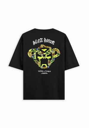 Black Bananas Print T-shirt - black