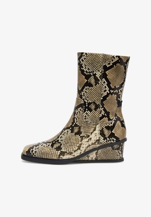 Woden ANN SNAKE - Enkellaarsjes met sleehak - snake