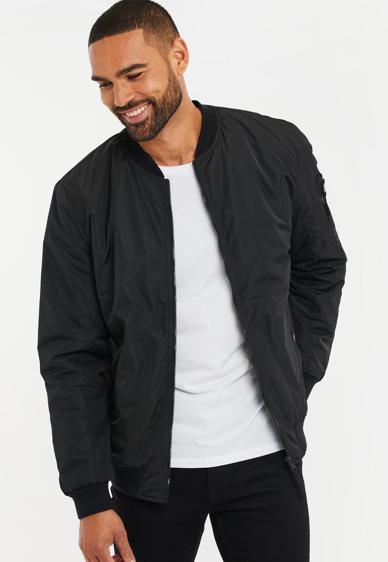 Threadbare Bomber Jacket black Zalando.ie