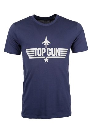 T-shirt print - navy