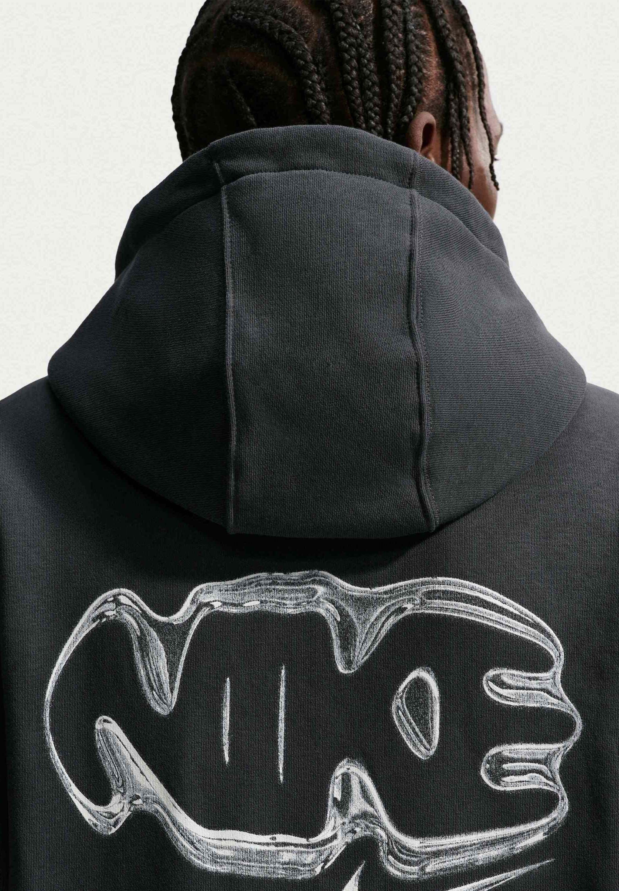 Nike Sportswear HOODIE - Camisola com fecho - anthracite/antracite