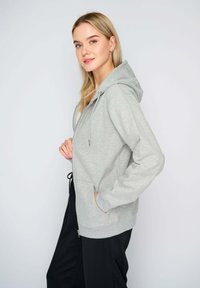 Mira Paris ARROW BACK EMBROIDERY CLASSIC  - Cipzáras pulóver - grey