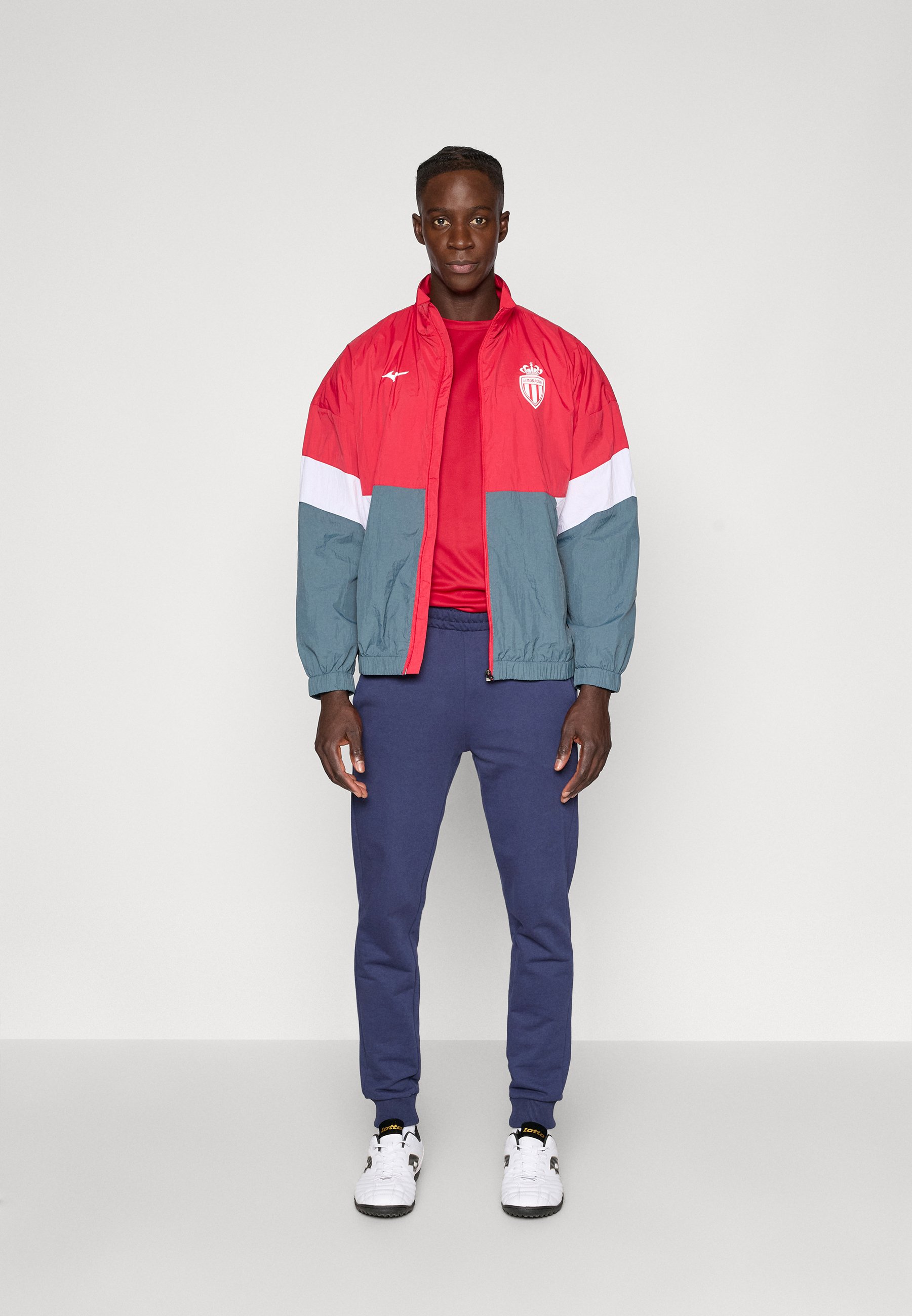 ポルテ　Mizuno レッド ジャケット JM ポルテ Mizuno レッド ジャケット JM 新品】80s mizuno ミズノ