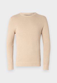 JJEATLAS CREW NECK - Svetrík - oatmeal