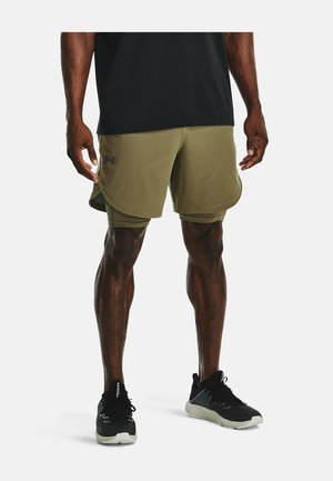 STRETCH - Pantaloncini sportivi - dark green