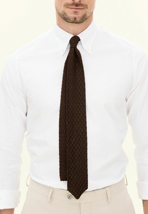 Oscar Jacobson Stropdas - brown elk