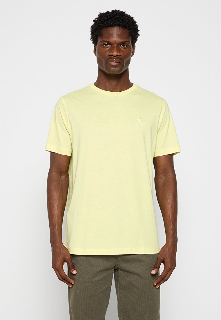 Lerros T-shirt basic lichtgeel