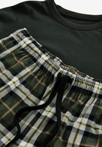 Next COSY MOTIONFLEX LONG SLEEVE SET - REGULAR FIT - Pyjama - green check