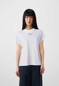 KARL LAGERFELD SIGNATURE - T-shirts - white