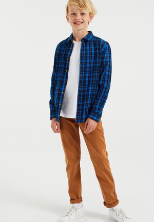 SLIM FIT - Chino stiliaus kelnės - cinnamon brown