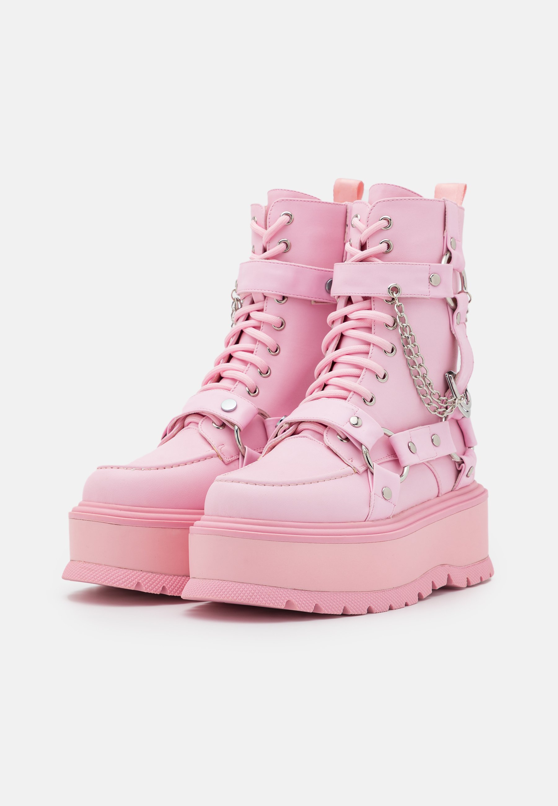 Koi Footwear VEGAN YAMI - Cowboy-/Bikerlaarsjes - pink/donkerroze - Zalando .nl
