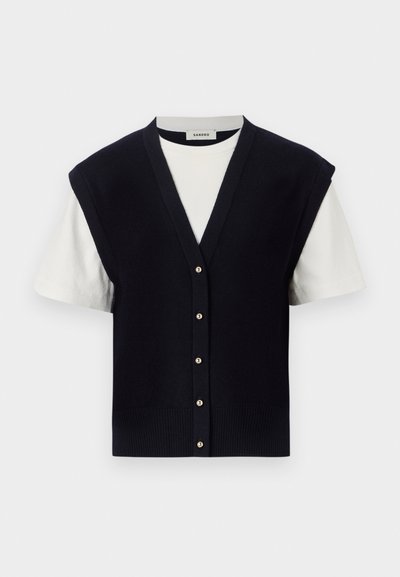 sandro JONAS - Marškinėliai su spaudiniu - noir