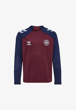 Hummel, HUMMEL DBU 26 PRO TR CREW SWEAT KIDS UNISEX - Langærmet T-shirt - windsor wine peacoat