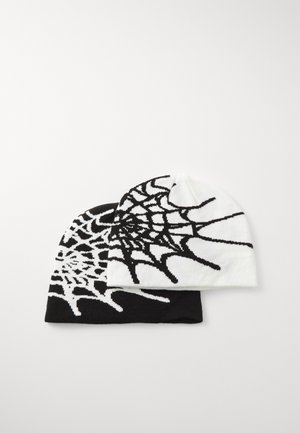 ONSCONNOR BEANIE UNISEX 2 PACK - Căciulă - black/white