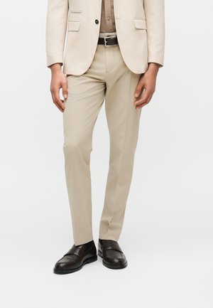SLHSLIM LIAM - Broek - oatmeal
