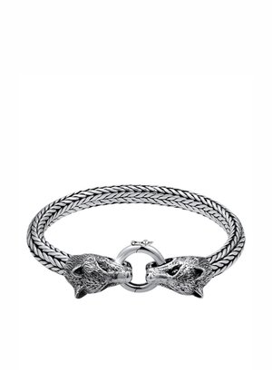 WOLF HEAD - Armband - silver-coloured