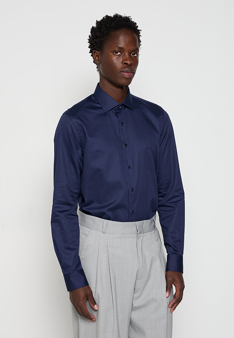 Michael Kors Zakelijk overhemd donkerblauw