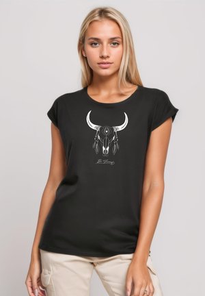 CLASSIC ROLL UP BOHOSKU - T-Shirt print - black