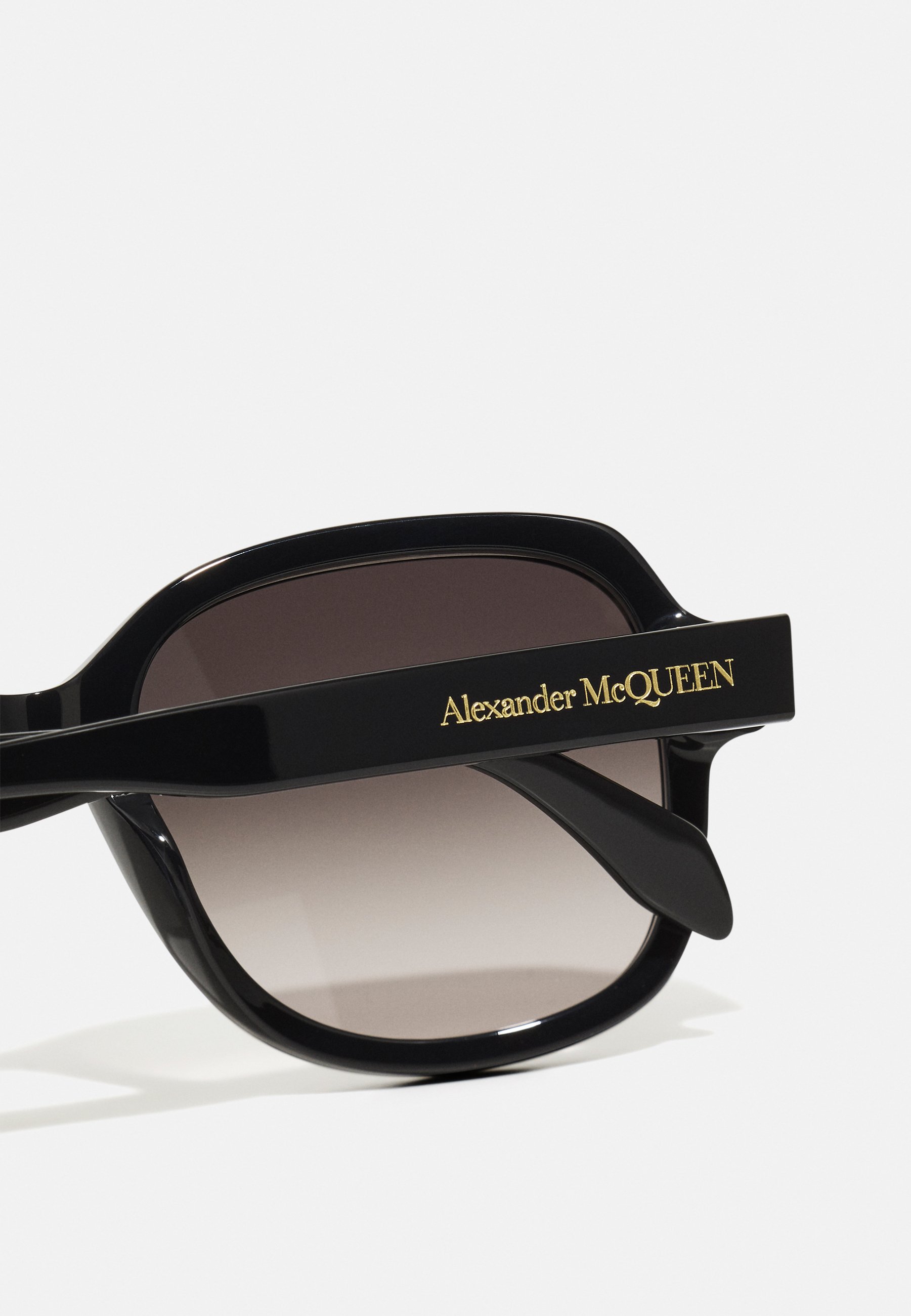 Alexander McQueen Gafas de sol - black/grey/negro - Zalando.es