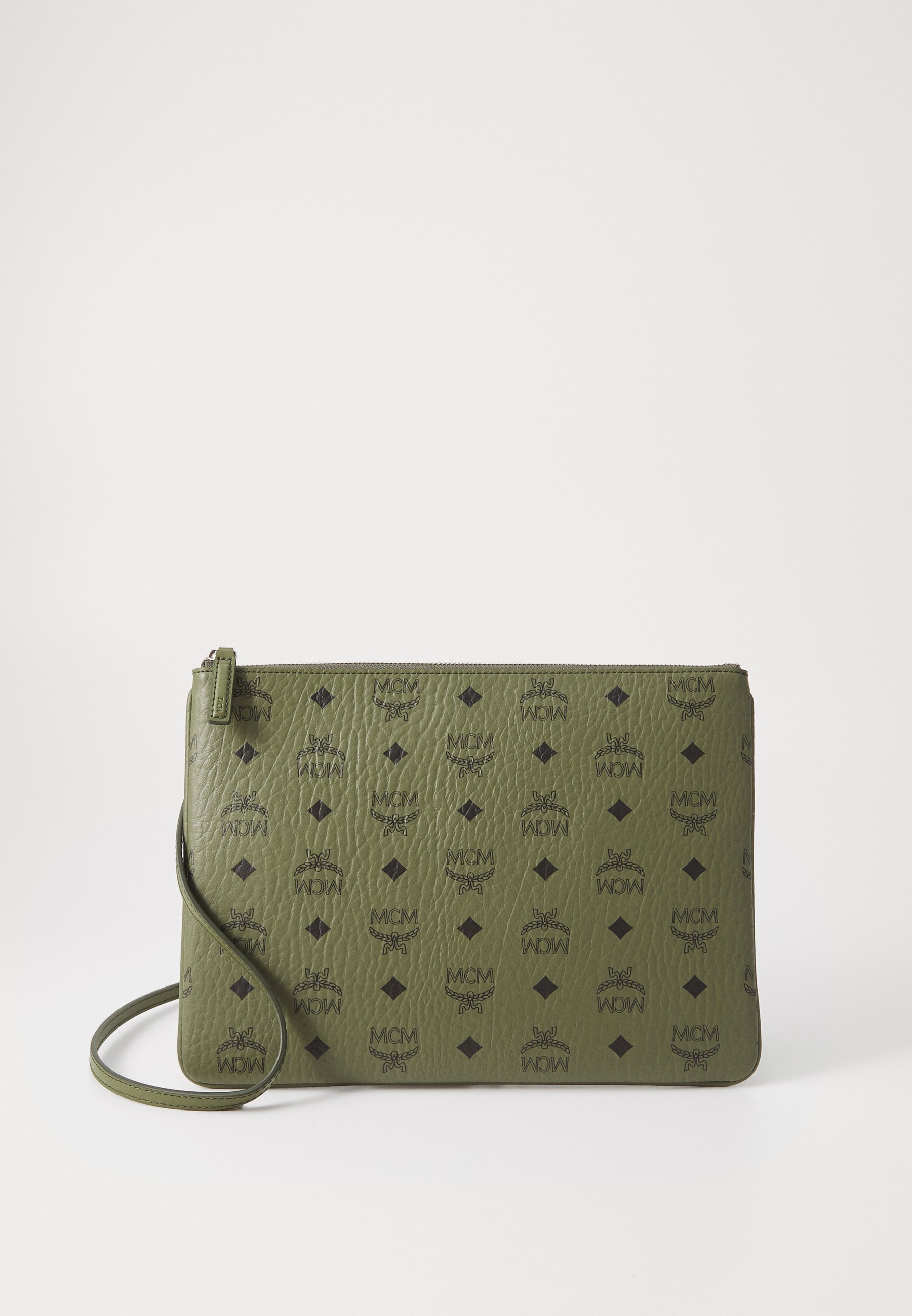 MCM AREN FLAT POUCH - Cross body bag - khaki moss/khaki - Zalando.ie