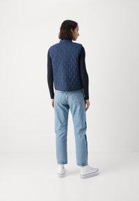 Lollys Laundry VEST - Strukirani kaput - blue