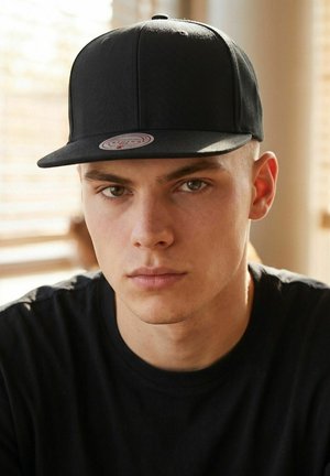 Mitchell & Ness, HIGH CROWN BLANK - Pet - black