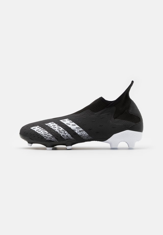 PREDATOR FREAK .3 FG - Fußballschuh Nocken - core black/footwear white