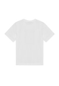 Λευκό κοντομάνικο T-shirt από μαλακό βαμβάκι, με κλασικό στρογγυλό λαιμό και καθαρό σχέδιο χωρίς εμφανή λογότυπα ή μοτίβα.