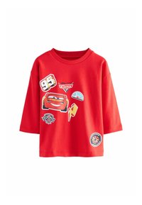 Next REGULAR FIT - CARS - Top s dlhým rukávom - red