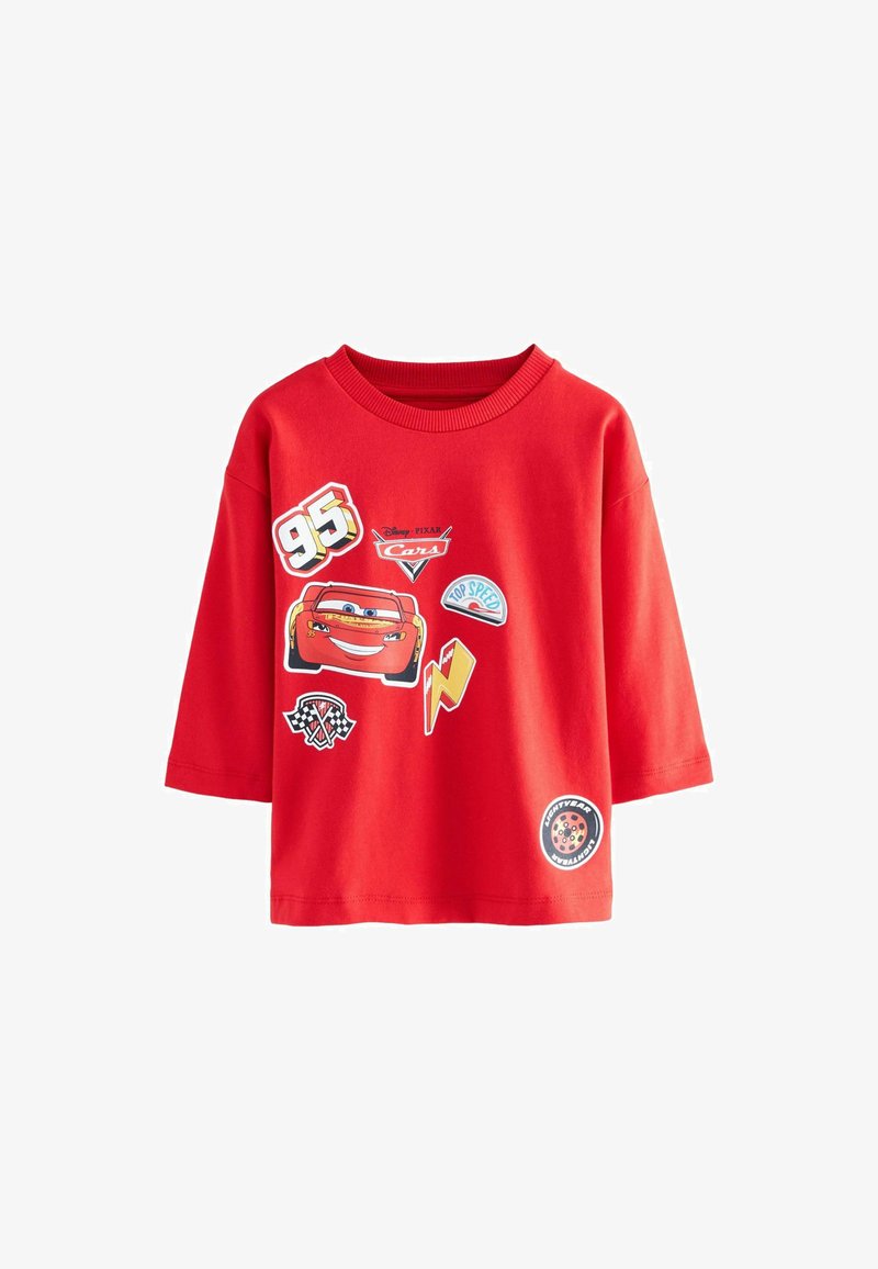 Next REGULAR FIT - CARS - Top s dlhým rukávom - red