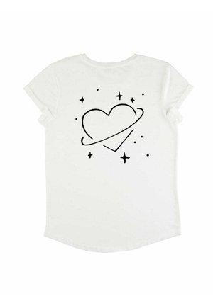 SATURN BACK ROLL UP  - T-shirt imprimé - off white