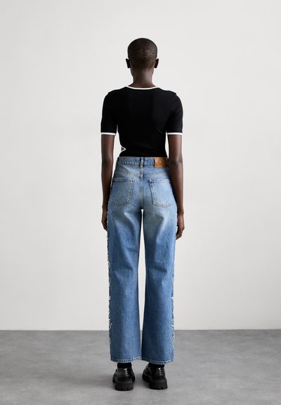 Maje PROMESSA - Vaqueros bootcut - blue
