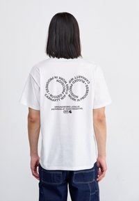 Carhartt WIP - ROTATION - T-shirt con stampa - white/black Immagine in miniatura 1
