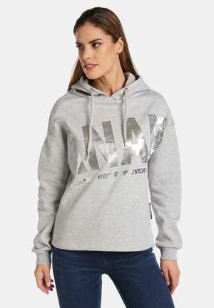 MIT GROSSEM SCHRIFTZUG CHANG - Hoodie - grau melange