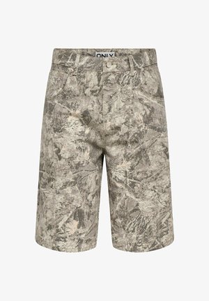 ONLY, BERMUDA SHORTS ONLBANU HIGH WAIST REGULAR FIT 5-POCKET SHORTS - Short - smokey olive