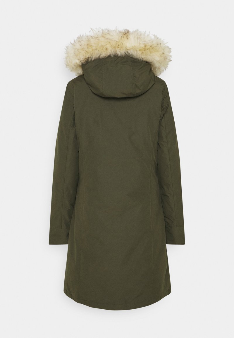 Canadian Classics Fundy Bay Long Down Coat Army Khaki Zalando Ie