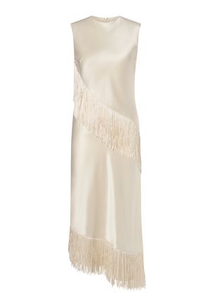 Malina, LOVIS FRINGE DETAILED MIDI DRESS - Cocktail φόρεμα / Φόρεμα για πάρτι - pearl
