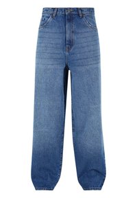 HEAVY OUNCE - Laisvo kirpimo džinsai - new mid blue washed
