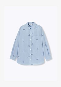 Sélectionné, rayé bleu