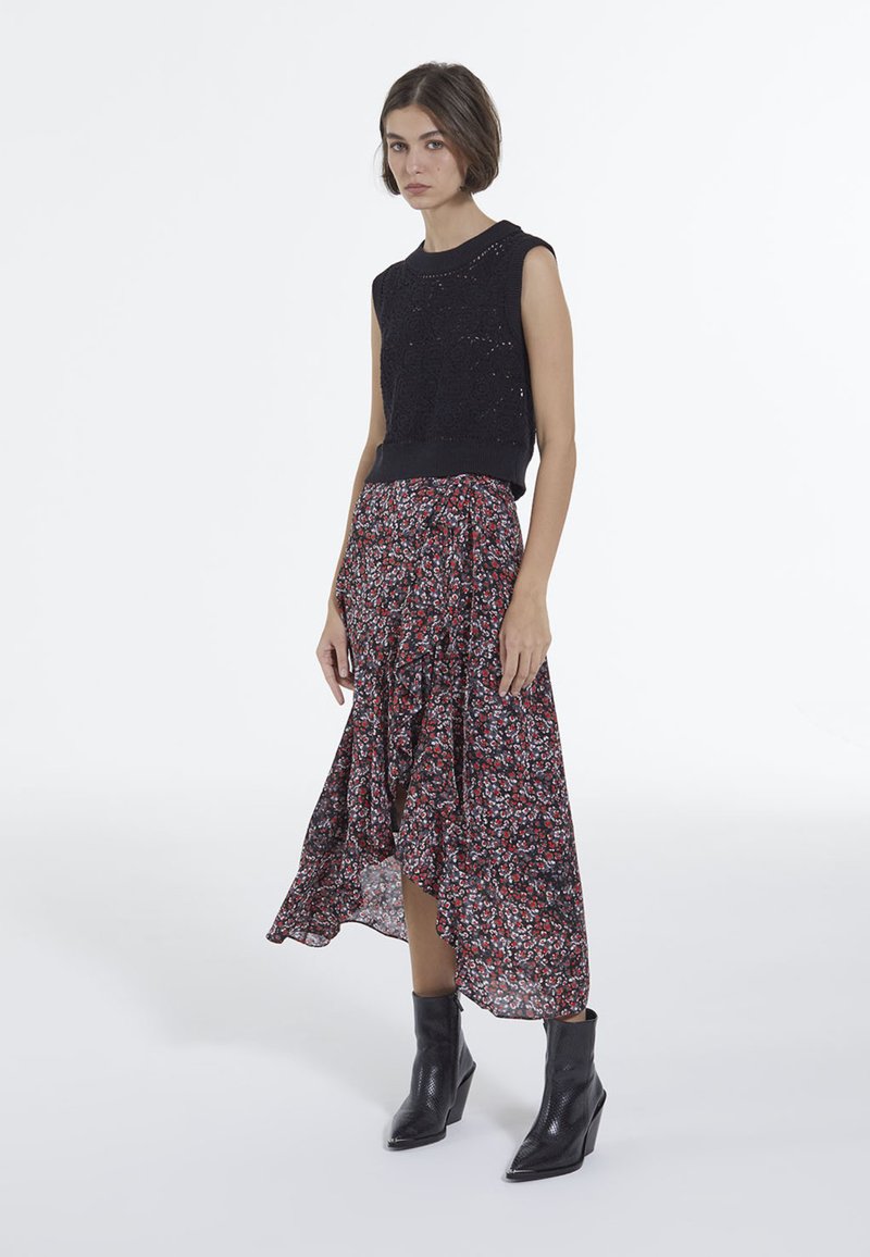 Damen Bekleidung | The Kooples SANS MANCHES EFFET CROCHET Top black/schwarz - QR87197 Damen Bekleidung | The Kooples SANS MANCHES EFFET CROCHET Top black/schwarz - QR87197