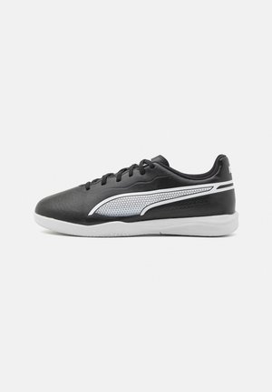 Puma KING MATCH IT JR UNISEX - Sálové kopačky - black/white
