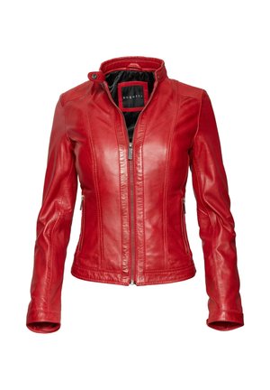 Leather jacket - rot