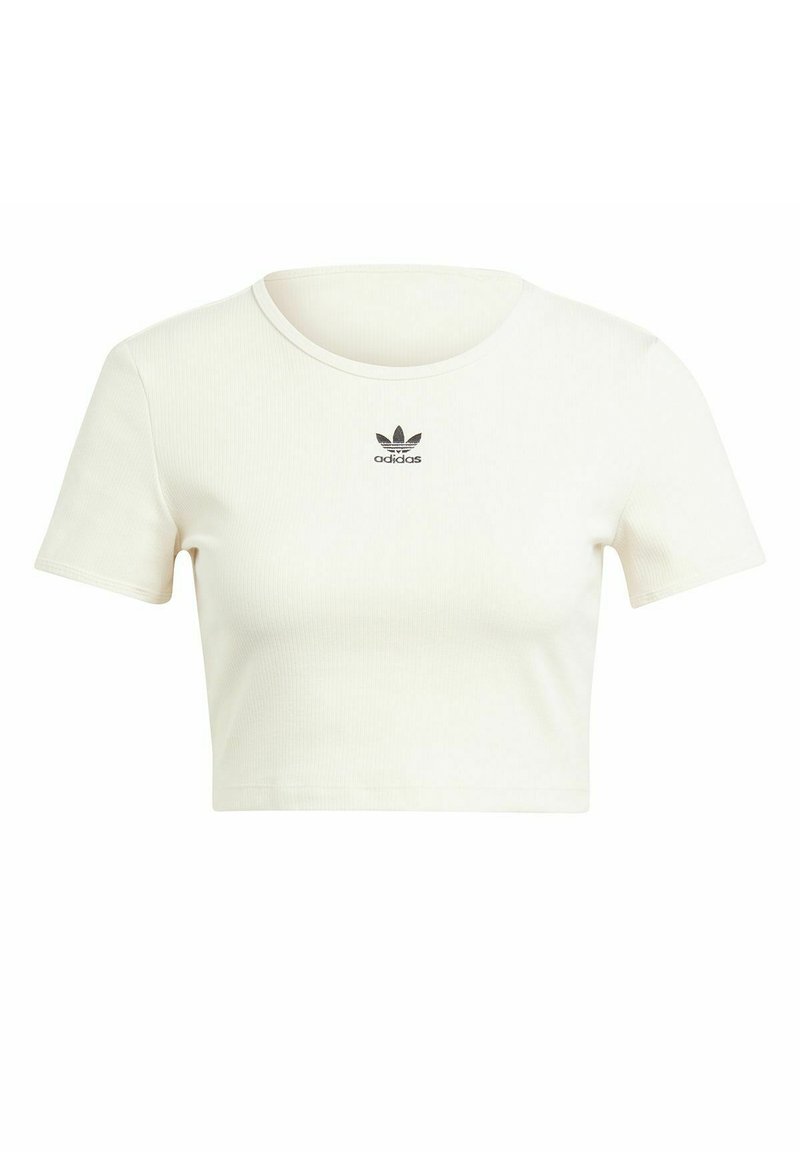 adidas Originals CROP ESSENTIALS - T-shirt basic - white
