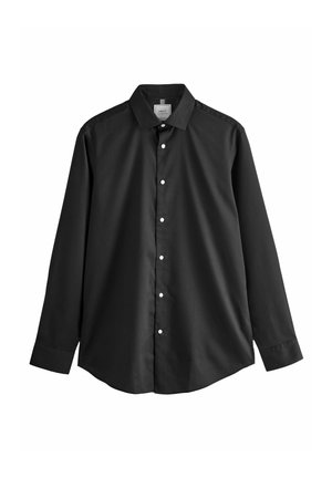 Next EASY CARE - REGULAR FIT - Marškiniai - mottled black